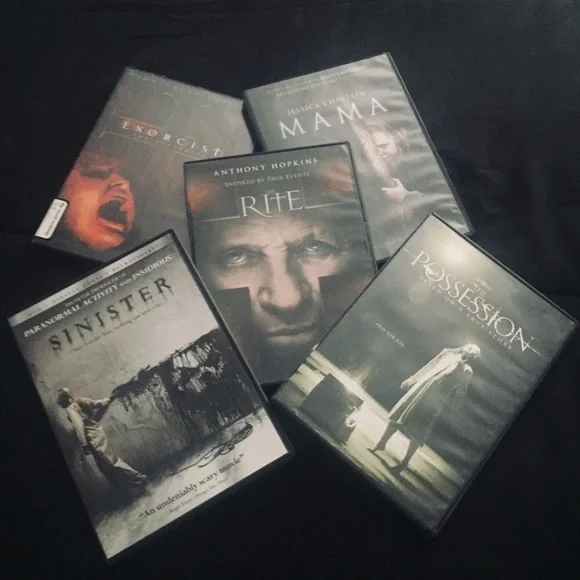 π 5 Horror DVDs - Mama Sinister The Rite The Possession Exorcist The Beginning - Picture 1 of 10